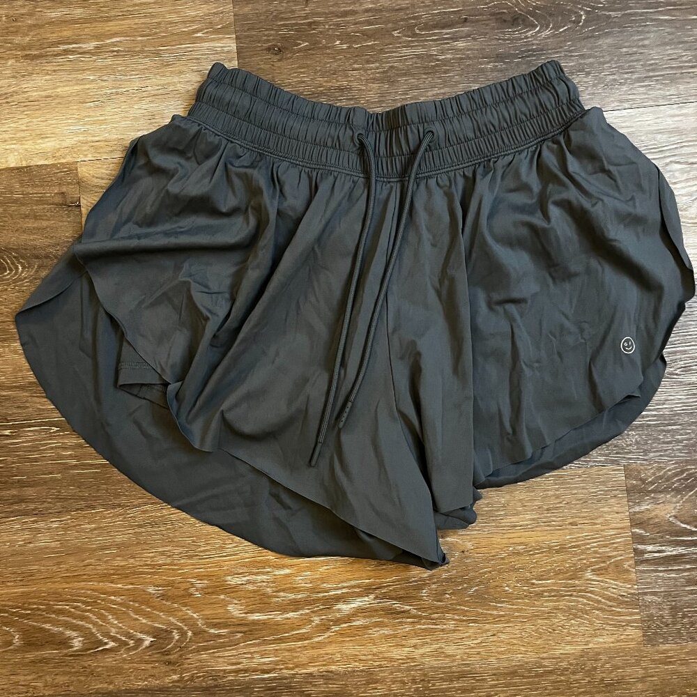 Blue-Grey Gilly Hicks Active Flutter Shorts